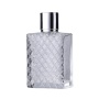 100ml Clear Crystal Glass Bottle Square Shape with Pump Sprayer for Perfume Storage and Dispensing