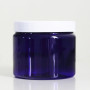 Blue 300g PET Plastic Jar with Screw Top Cap Recyclable Cosmetic Packing for Face Masks for Hair Mask Use