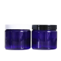 Blue 300g PET Plastic Jar with Screw Top Cap Recyclable Cosmetic Packing for Face Masks for Hair Mask Use