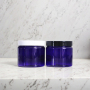 Blue 300g PET Plastic Jar with Screw Top Cap Recyclable Cosmetic Packing for Face Masks for Hair Mask Use