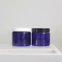 Blue 300g PET Plastic Jar with Screw Top Cap Recyclable Cosmetic Packing for Face Masks for Hair Mask Use
