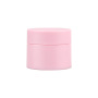 2024 Low Price Wholesale Good Quality Mini pink Plastic Jars with Lids for Skincare Cosmetic