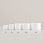 2024 Low Price Wholesale Good Quality Mini pink Plastic Jars with Lids for Skincare Cosmetic