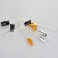 Yiwu Cosmetic clear Empty Bottles for Perfumes with Aluminum Cap Perfume Glass Bottle 15 ml Spray Bottle