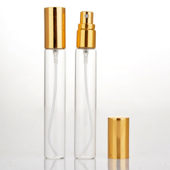 Yiwu Cosmetic clear Empty Bottles for Perfumes with Aluminum Cap Perfume Glass Bottle 15 ml Spray Bottle