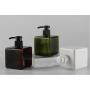 250ml Luxury Plastic Square Body Lotion Pump Bottle Press Shampoo Sample Dispenser with Luxury Lotion Pump Bottle