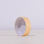 Custom Label Round Glass Jar 50g Cosmetic Packaging with Wooden Color Lid Frosted Glass Cosmetic Cream Jar
