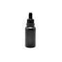 Matte Black 50ml Glass Essential Oil Perfume Bottle with Dropper Seal for Skin Care Creams