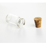Hangzhou Sale 20ml 30ml 50ml Round Clear Glass Wishing Bottle Tube with Cork