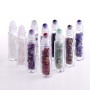 Luxury Empty 5ml 10ml Gemstone Roller Ball Glass Essential Oil Perfume Bottle for Selling