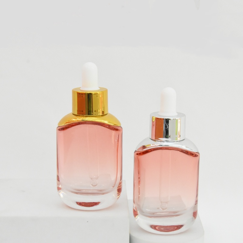 15ml 30ml Essential Oil Bottle Luxury Essential Oil Glass Bottle 50ml Set Essence Bottle Cosmetic Packaging