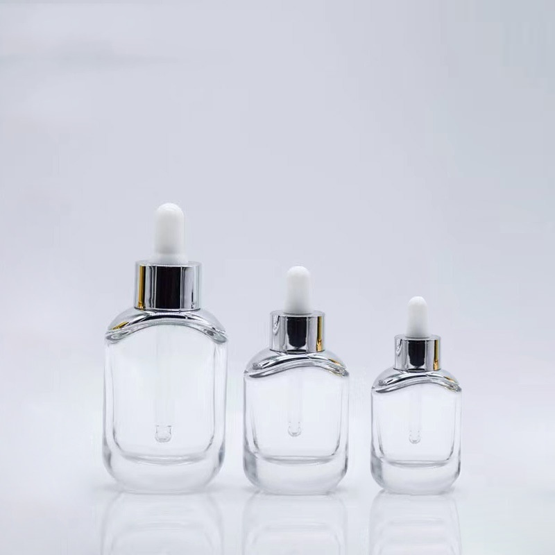 15ml 30ml Essential Oil Bottle Luxury Essential Oil Glass Bottle 50ml Set Essence Bottle Cosmetic Packaging