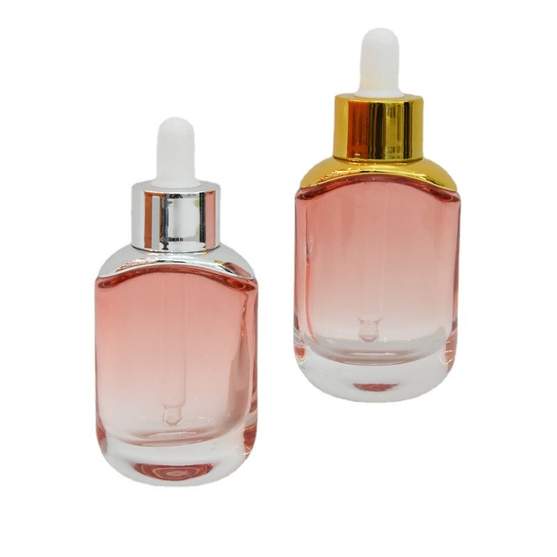 15ml 30ml Essential Oil Bottle Luxury Essential Oil Glass Bottle 50ml Set Essence Bottle Cosmetic Packaging