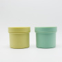 Soft Touch Empty Cosmetic Body Color Cream Packaging Jars Container with Screw Cap