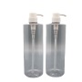 1000ml Clear Shoulder Lotion Pump Bottle PET Shampoo Shower Gel Plastic Body Lotion Bottle Lotion Packaging Bottle