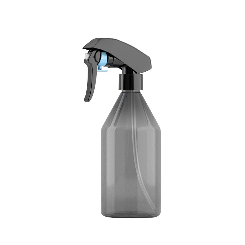 Custom Label 300ml Green and Black Pump Spray Bottle Empty Cosmetic Bottle for Hair and Lotion Wholesale Spray Bottle