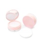 10g 20g Round Flapper Matte Loose Powder Containers Portable Loose Powder Packaging with Mirror Powder Puff