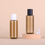 Wholesale Amber 120ml PET Toner Bottle with Cap for Natural Hydrosol Packaging and Organic Skincare Branding