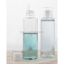 Body Lotion PET Cosmetic Empty Shampoo Screw Caps Plastic Bottle