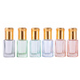 3ml 6ml Luxury Perfume Steel Ball Bottle  Roll on Octangle Glass Bottles