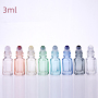 3ml Crystal Roller Ball Mini Roll on Bottles Octangle Essential Oil Bottles
