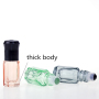 3ml Crystal Roller Ball Mini Roll on Bottles Octangle Essential Oil Bottles