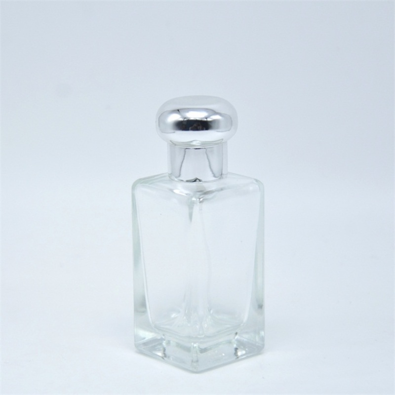 Brand 30ml Glass Bottle with Pump Sprayer Recyclable Perfume Aluminum Spot