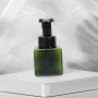3pcs 250ml PET Dispensing Foam Press Pump Square Refillable Hand Soap Bottle with Screen Printing Pump Sealing Type