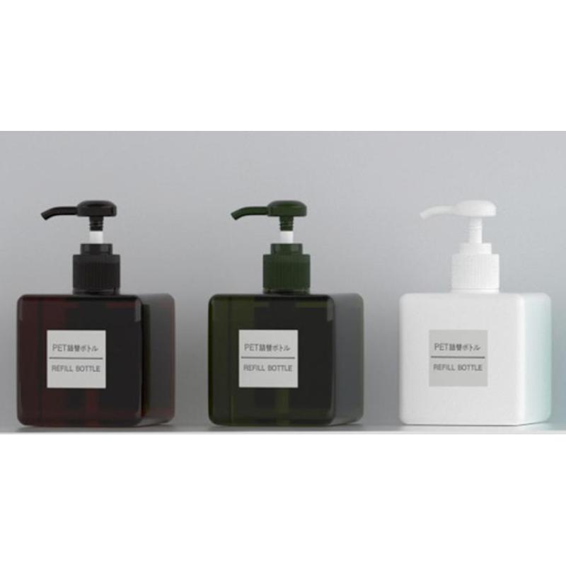 250 ml PETG Mousse Press Custom Lotion Bottle Cosmetic Plastic Lotion Empty Bottles Body Lotion Wash Dispensed
