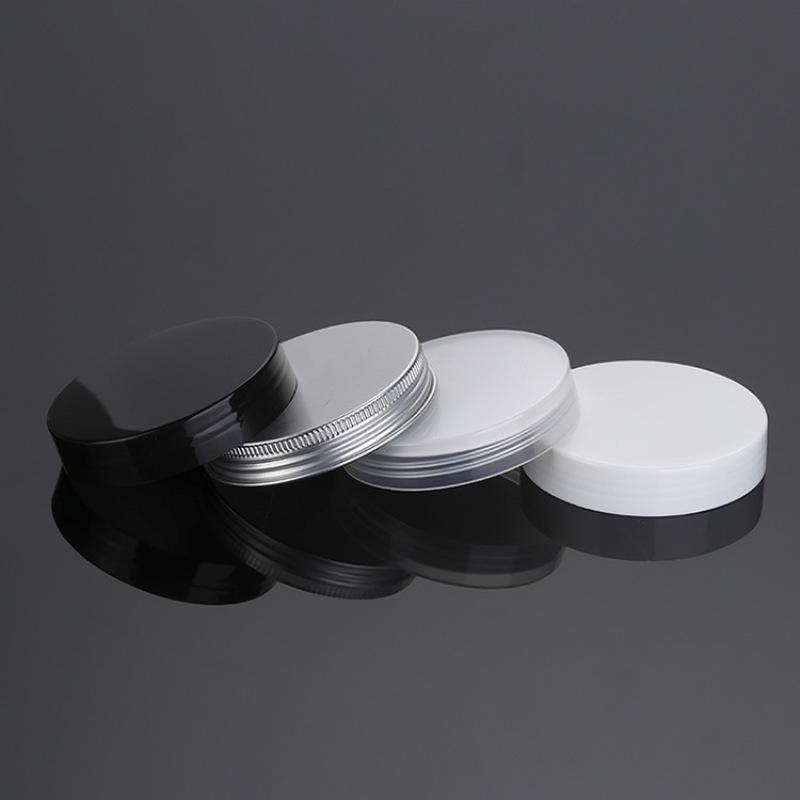Hot Sale 4oz 120g Clear Round PET Jar Cheap Plastic Container with Straight Side Black Lid Recyclable for Cosmetics Eye Cream