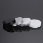 Hot Sale 4oz 120g Clear Round PET Jar Cheap Plastic Container with Straight Side Black Lid Recyclable for Cosmetics Eye Cream