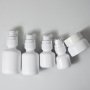 High Quality White Color Pet Skincare Lotion Bottle Empty 60ml 100ml Plastic Bottles Packaging for Cosmetics