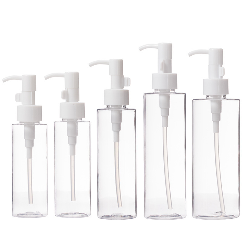 100ML 120ML 150ML 200ML 250ML Makeup Remover Oil clear Body Lotion Bottle Cosmetic Dispenser Bottle Lotion Bottles With Pump