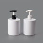 Wholesale Empty 500ml Pet Plastic White Cosmetic Lotion Bottle with Lotion Pump