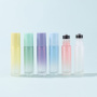 Luxury 10ml Gradient Roll on Glass Cosmetic Bottle Empty with Steel Roller for Ball for Essential Oils and Skin Care Serums