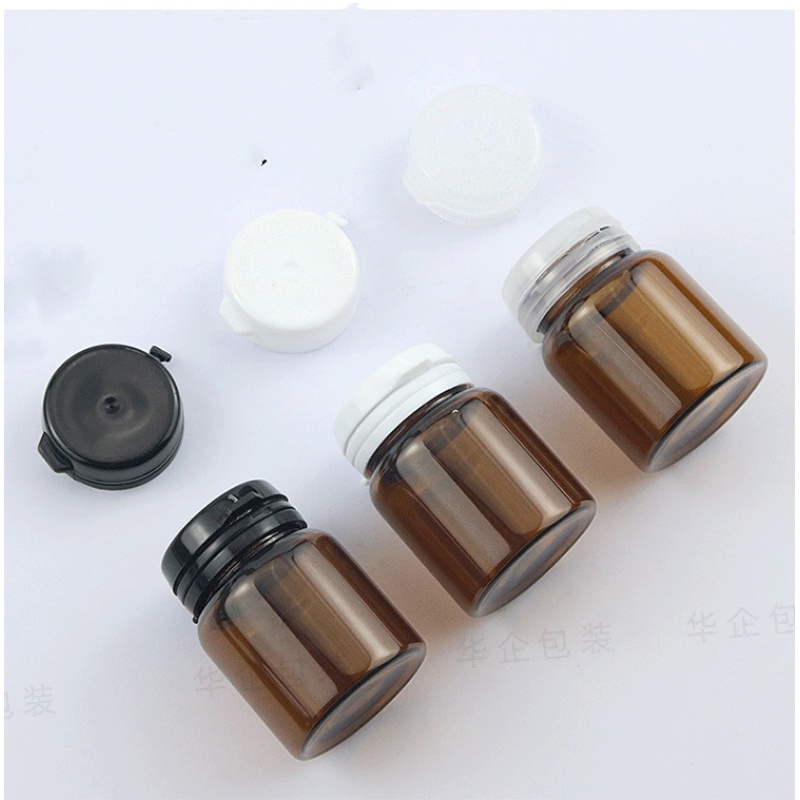 15g Flat Cream Jar 10g Facial Mask Sub Bottle 5g Medicine Amber Glass Jar for Cosmetics Minimum Order 100pcs