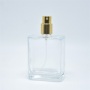 Factory Price Print-Able Square Glass Perfume Bottle Recyclable with Pump Sprayer Packaging