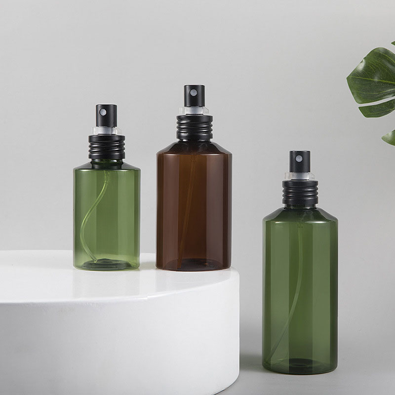 100ml 150ml 200ml 500ml Amber Mist Spray Bottle Plastic Skin Care Packaging Container 50ml Cosmetic Spray Bottle