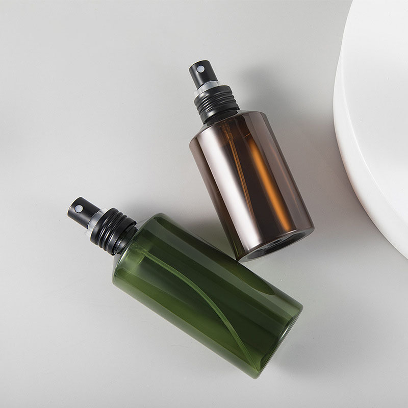 100ml 150ml 200ml 500ml Amber Mist Spray Bottle Plastic Skin Care Packaging Container 50ml Cosmetic Spray Bottle