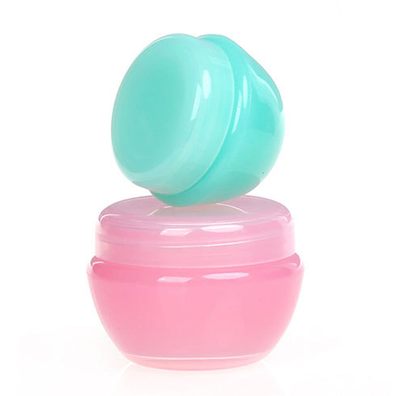 Hard Plastic Small Container Mushroom Cream Jar Packaging Plastic Jars with Screw Top Lids