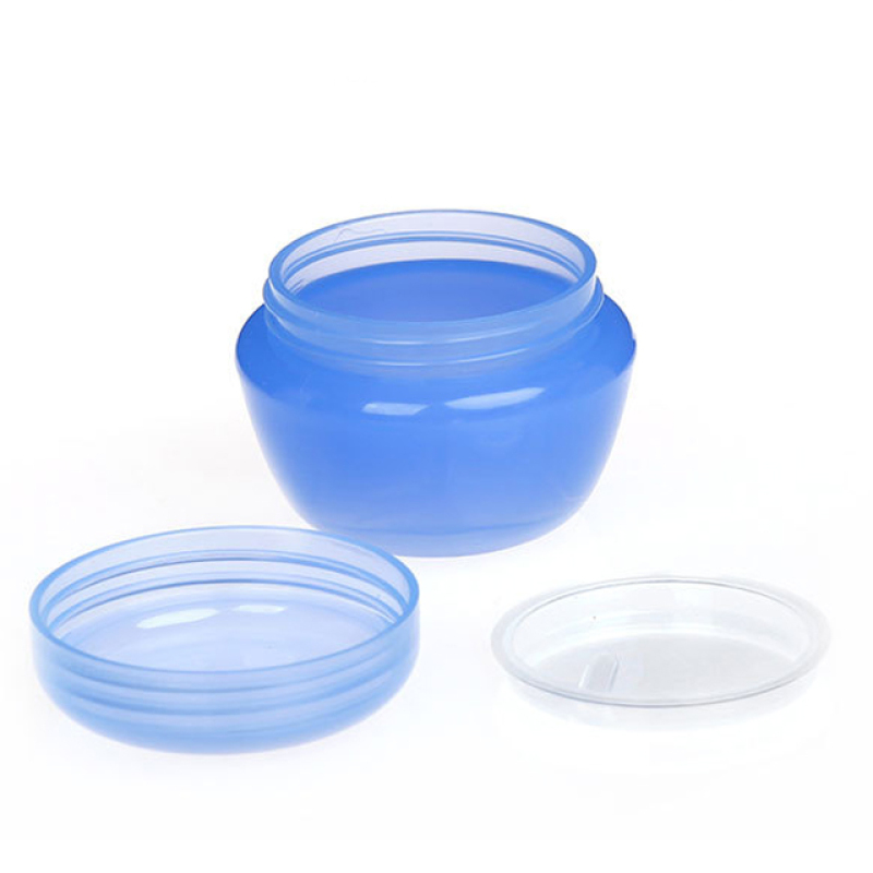 Hard Plastic Small Container Mushroom Cream Jar Packaging Plastic Jars with Screw Top Lids