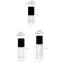 Wholesale Packaging 30ml 40ml square clear Empty Lotion Foundation Glass Cosmetic Bottle With Pump
