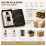 Luxury square Perfume Bottle 100ml Empty Glass Spray Bottle for Perfume