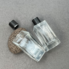 Luxury square Perfume Bottle 100ml Empty Glass Spray Bottle for Perfume