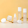Luxury Design Custom Skincare Packaging 50g/50ml/100ml/120ml Clear Frosted Glass Cosmetic Set Hydrosol Cream Cylinder White Lid
