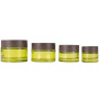 Wholesale 50ML Green Glass Cosmetic Container Cream Jar Portable Cylinder Screw for Skincare Face Masks Blush Capacity