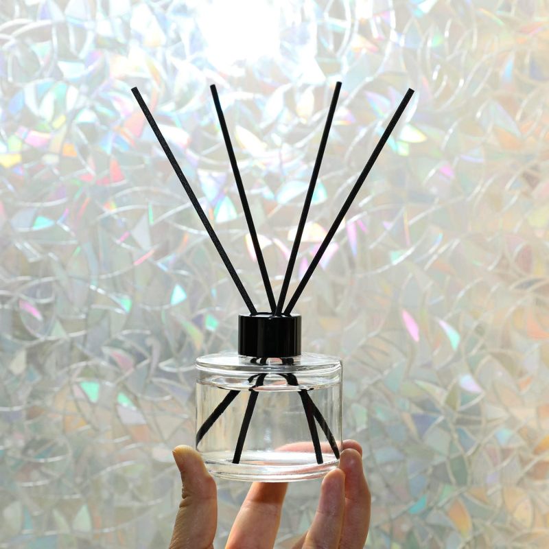 Fragrance Glass Refillable Diffuser Bottles, Diffuser Jars for Home Oil Fragrance Decoration Girl Women Gift (100ML)