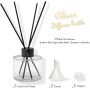 Fragrance Glass Refillable Diffuser Bottles, Diffuser Jars for Home Oil Fragrance Decoration Girl Women Gift (100ML)