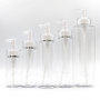 Luxury PET Plastic Cosmetic Bottle Lotion Pump 100ml 150ml 200ml 300ml 500ml Capacities White Color for Shampoo Toner Lotion