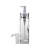 Luxury PET Plastic Cosmetic Bottle Lotion Pump 100ml 150ml 200ml 300ml 500ml Capacities White Color for Shampoo Toner Lotion